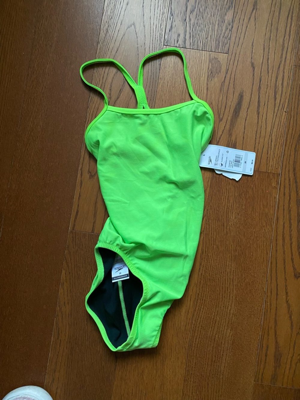 Neon Green One-Piece Speedo Swimsuit